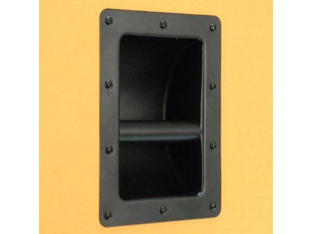 2x12 Empty Guitar Speaker Cabinet Black W9275