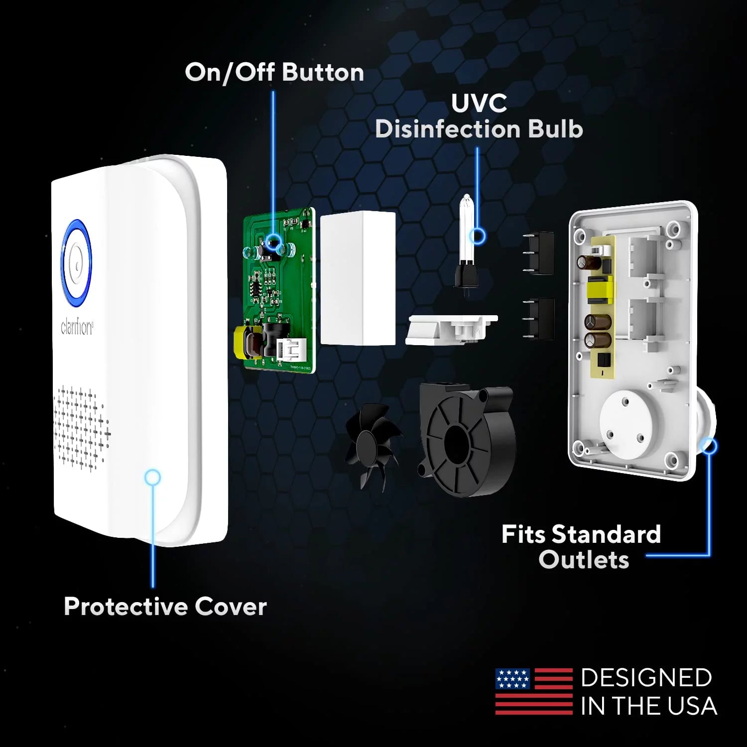 Air Purifier with UVC Light L859