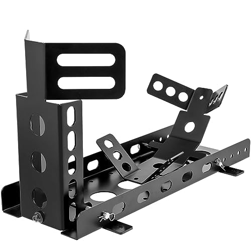 Motorcycle Front Tire Chock, 3000 lbs Weight Capacity, High-Grade Steel Wheel Trailer Stand G822