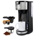 Black Single Serve Coffee Maker with 30 Oz Removable Water Tank P792681