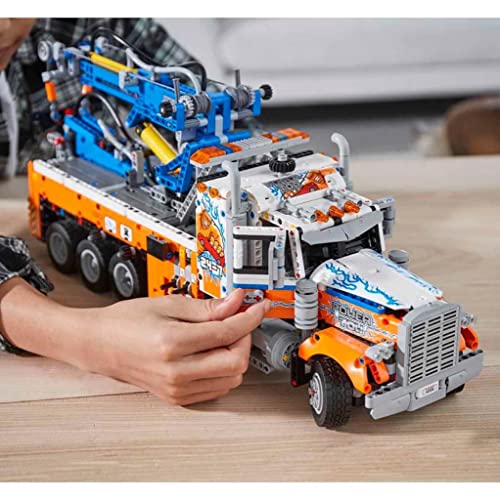 Heavy-Duty Tow Truck with Crane Toy F8068