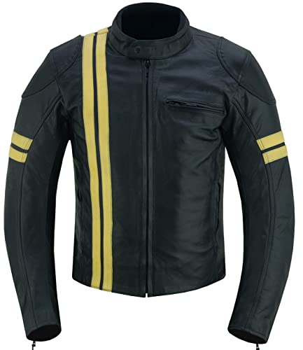 Leather Motorbike Motorcycle Jacket J417013