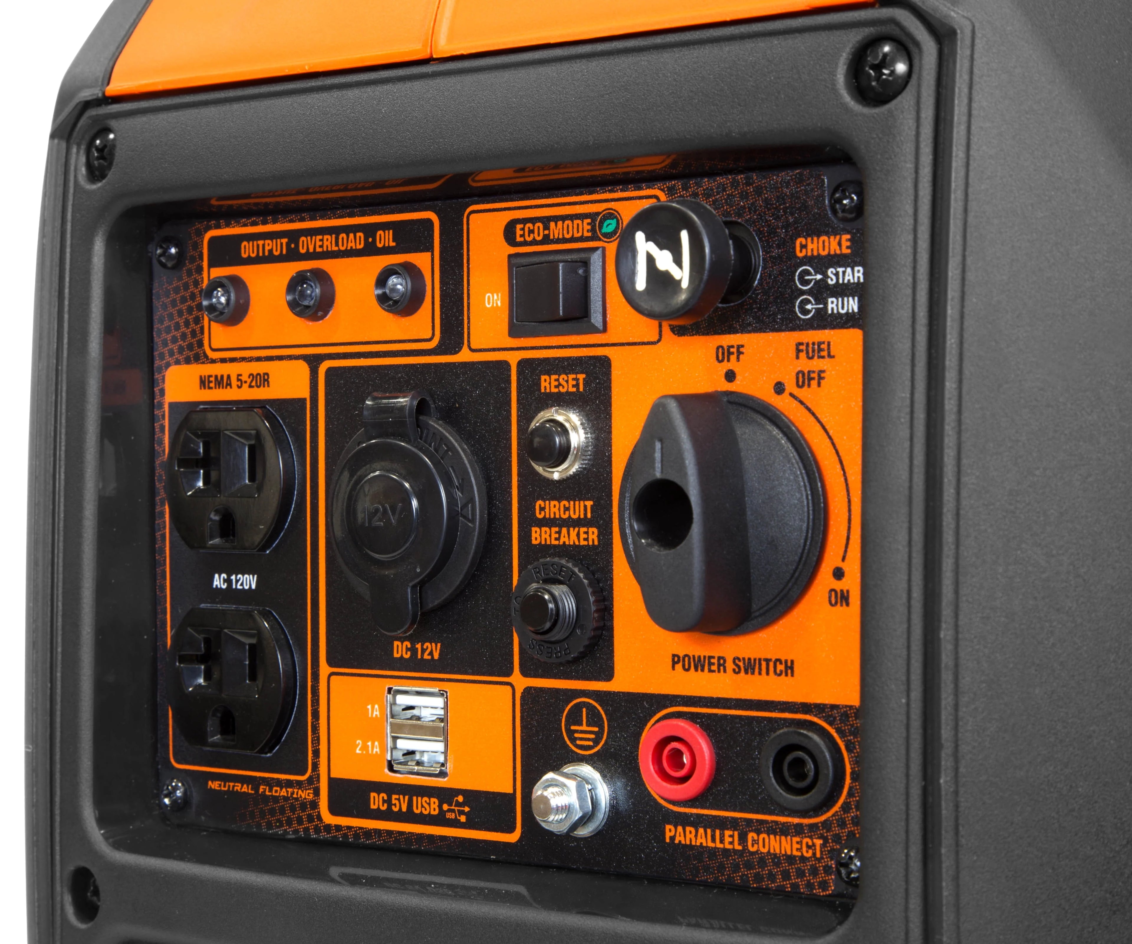 2350-Watt Portable Inverter Generator with Fuel Shut off U288671