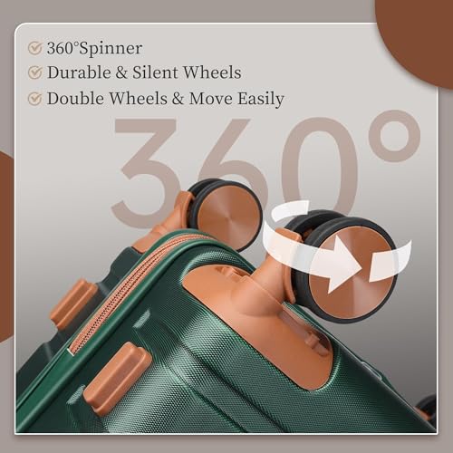 20 Inch Hardside Carry-on Luggage with Spinner Wheels and TSA Lock Q28027