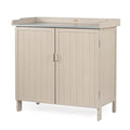 Outdoor Storage Cabinet with Potting Bench & Metal Tabletop N659