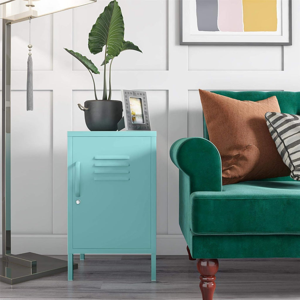 Mint 2 Door Metal Accent Cabinet F84222
