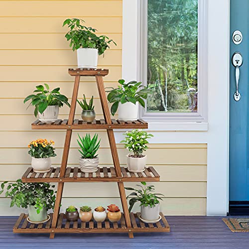 4 Tier Wood Plant Stand R539967