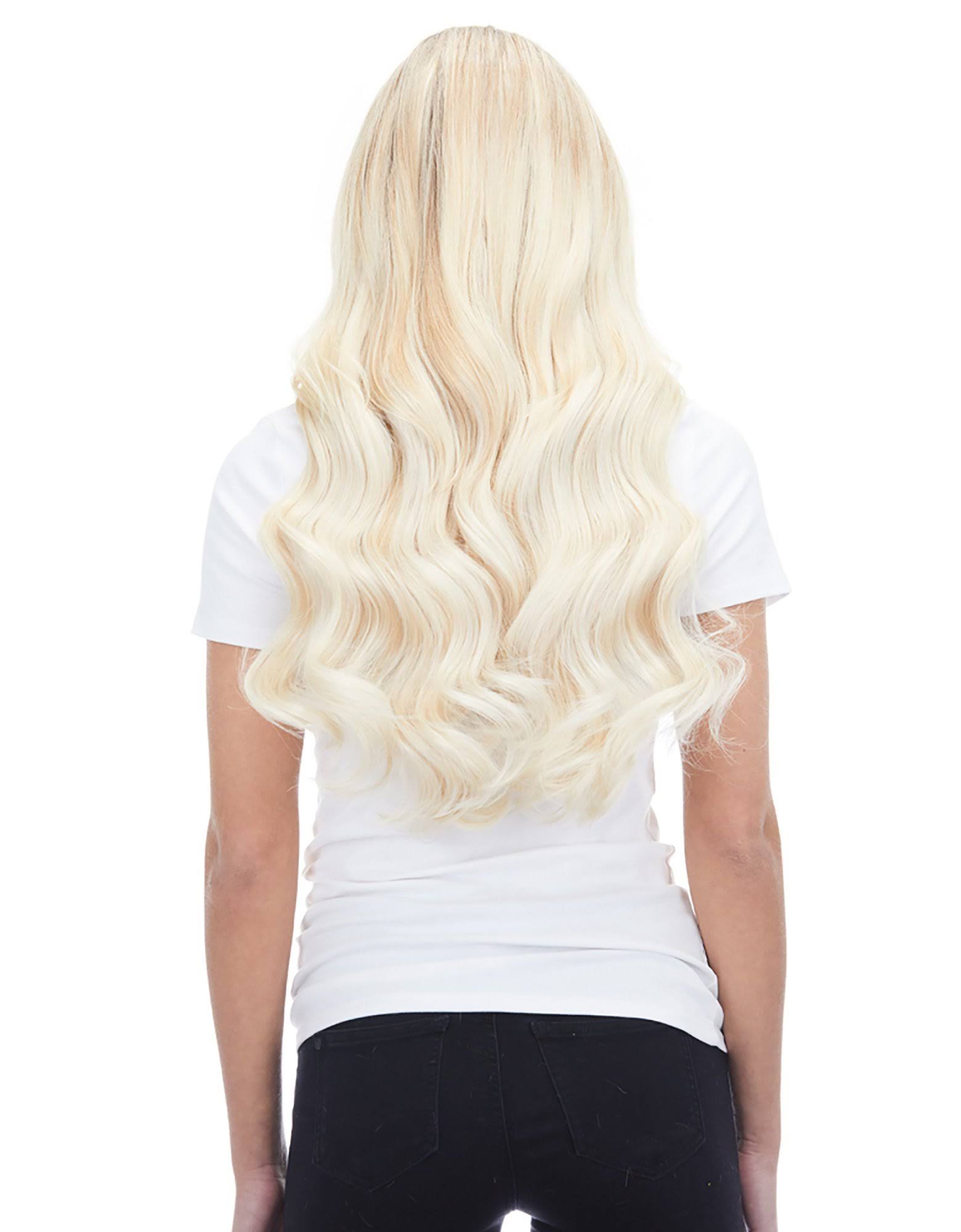 Platinum Blonde Hair Extensions K549