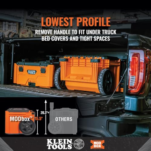 Modular Tool Storage System with 10-Inch Rubber Wheels Q197