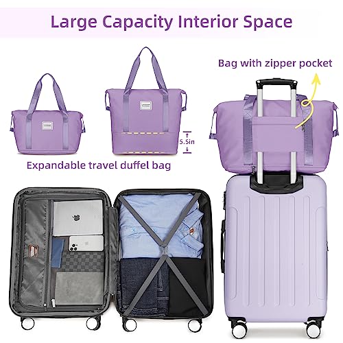 6 Piece Hardside Expandable Luggage Set with TSA Lock U47710