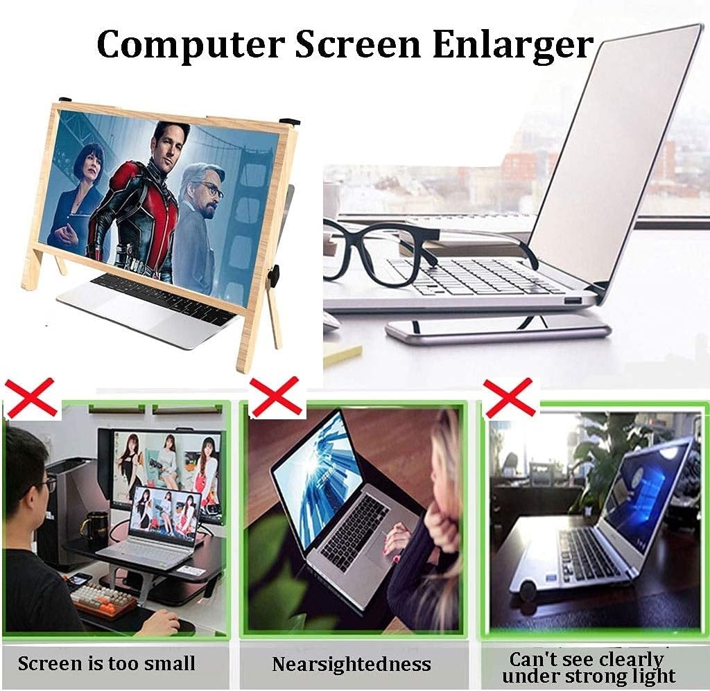 Foldable Laptop Screen Magnifier Holder D748325