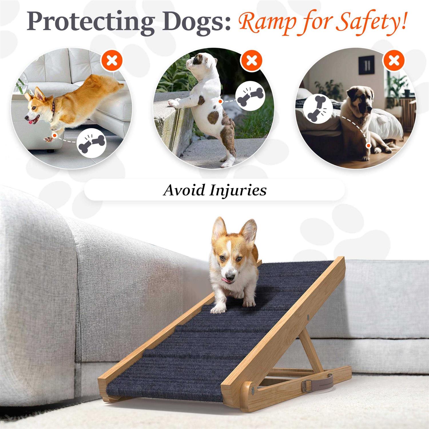 Portable Dog Ramp for Dogs V661558