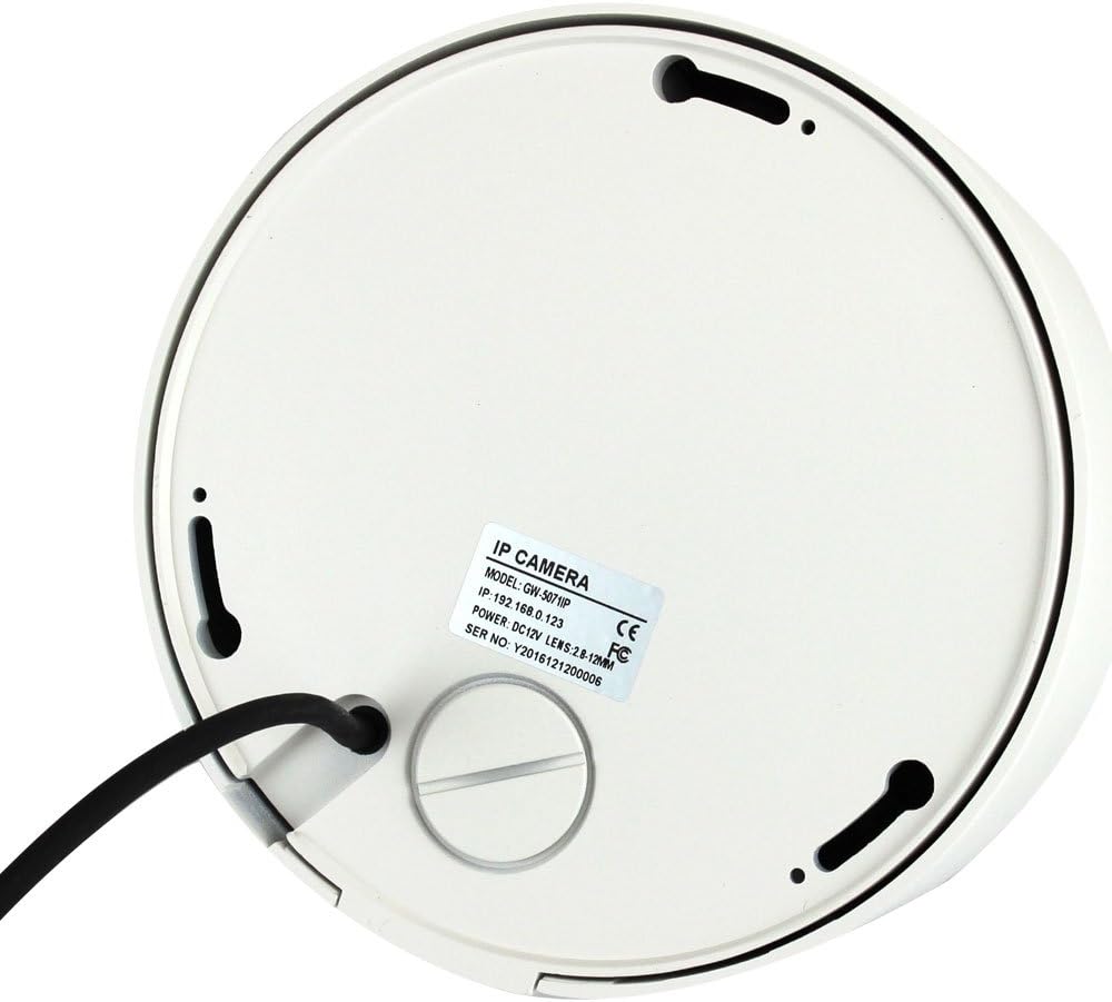 5 Megapixel H.265 HD 1920P Outdoor Indoor PoE Security IP Camera with 2.8-12mm Varifocal Zoom Len T65338