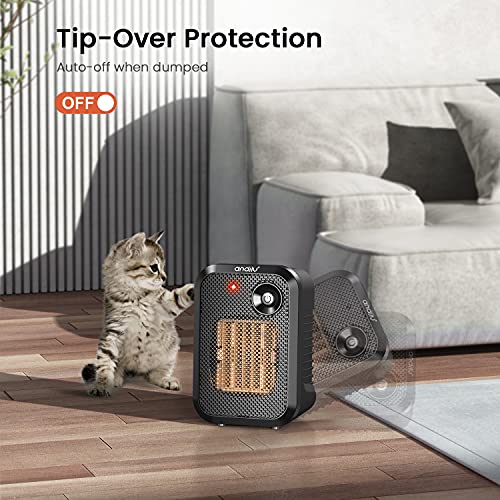 500W PTC Electric Space Heater O565878