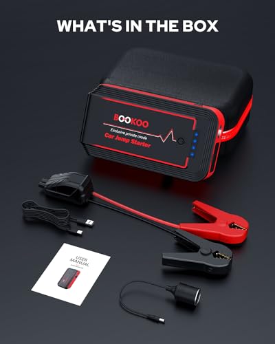 3000A Portable 12V Jump Starter with Power Bank O752