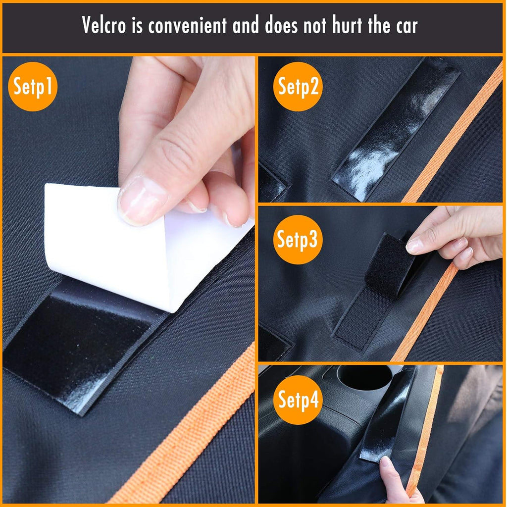 Yellow Washable Waterproof Pet Cargo Cover Liner D935711