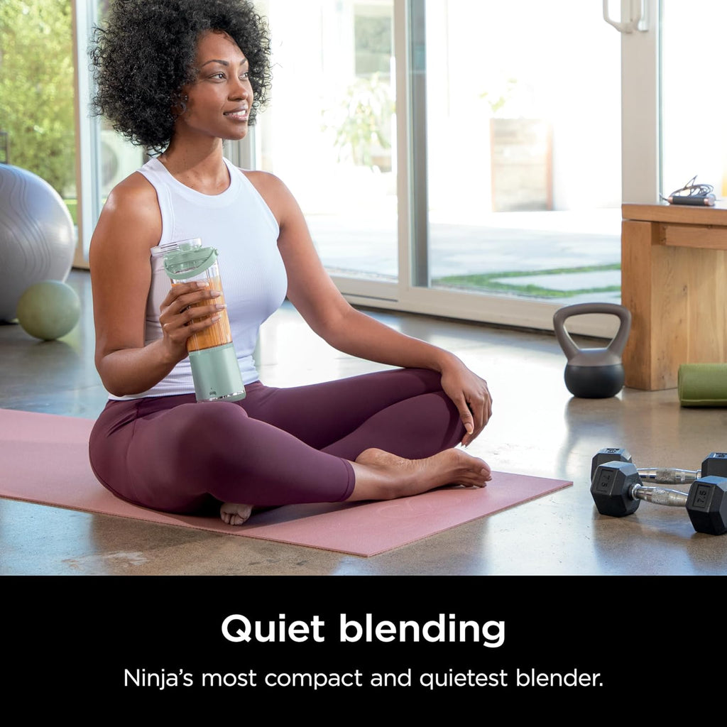 Portable Blender, Cordless, 18oz. Vessel, BPA Free, USB-C Rechargeable, Tinted Mint U78082
