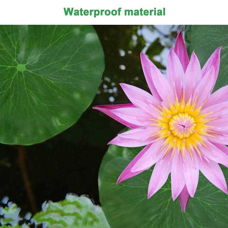 Realistic Artificial Lotus Leaves Lily Pads Floating Foam Water Lily Pads S64958