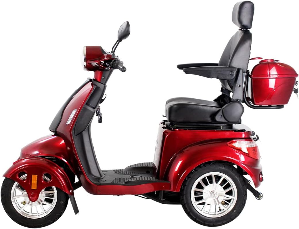 Red Heavy Duty Four Wheel Electric Mobility Scooter J6506