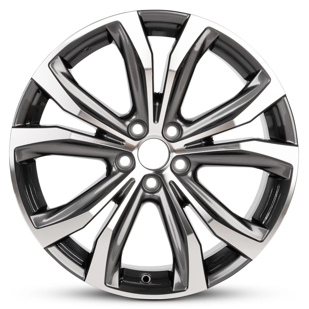20 Inch Machined Face with Painted Inlay Charcoal Rim X854331
