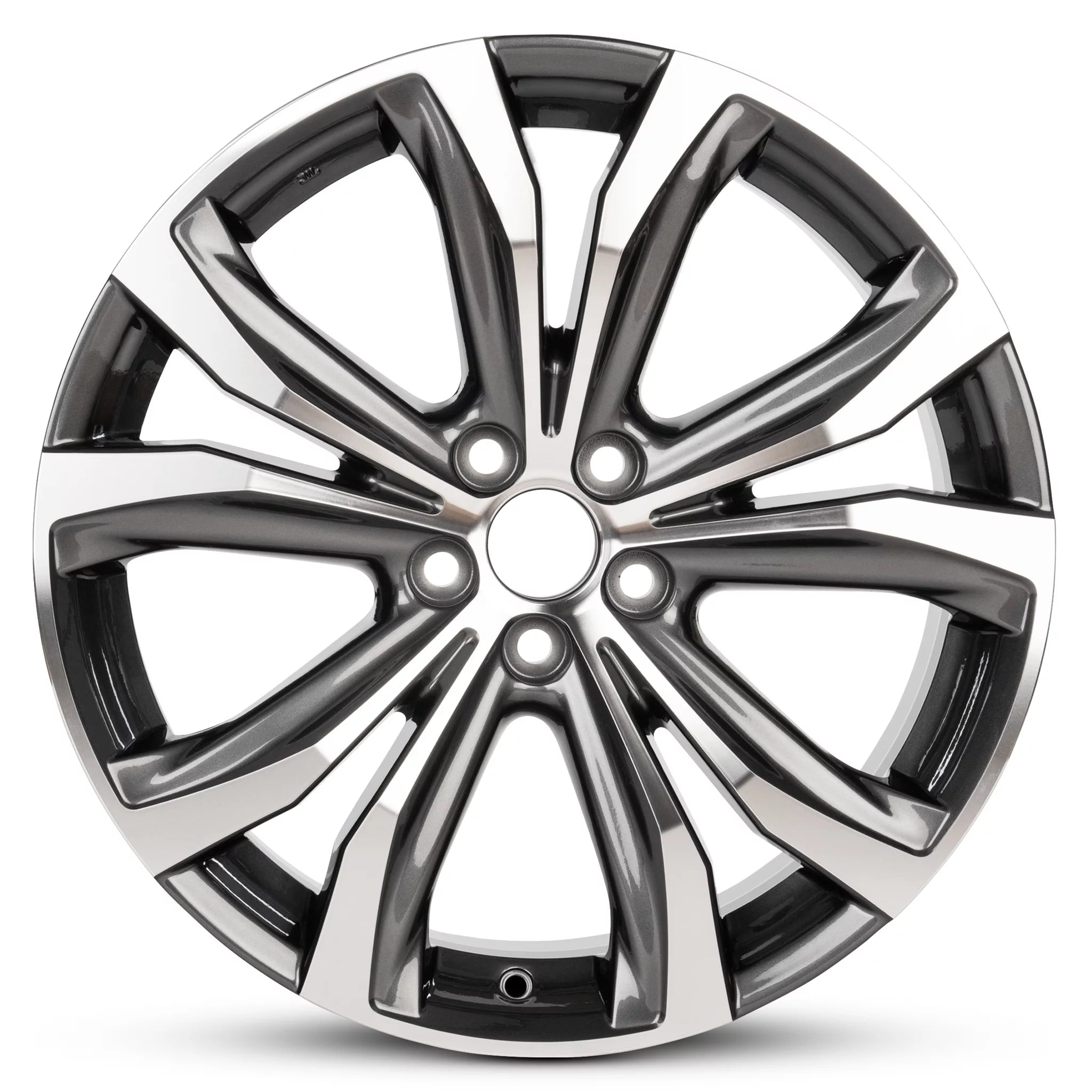 20 Inch Machined Face with Painted Inlay Charcoal Rim X854331