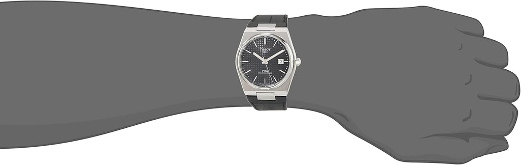 Black Leather Automatic Watch X35297