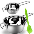 18/8 Steel Double Boiler Pot Set, 2 Cup Capacity W3293