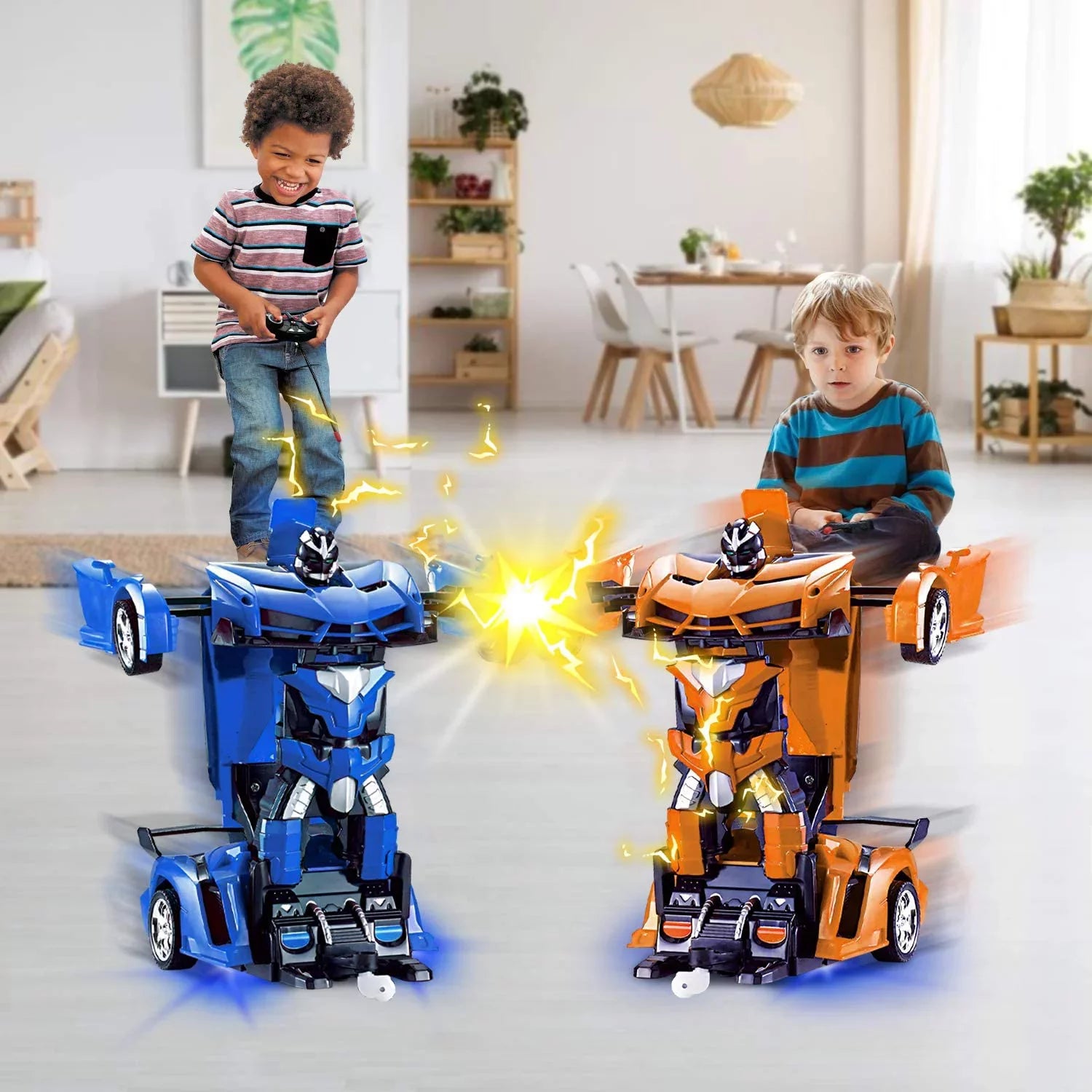 2-in-1 Transform Robot RC Racing Car, 1:18 Scale N332