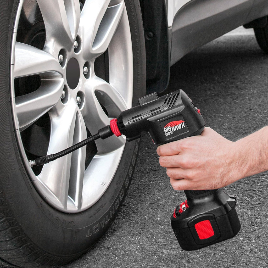 Black Cordless Tire Inflator H124445