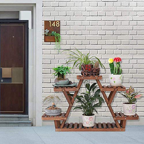 4 Tier Wood Plant Stand R539967