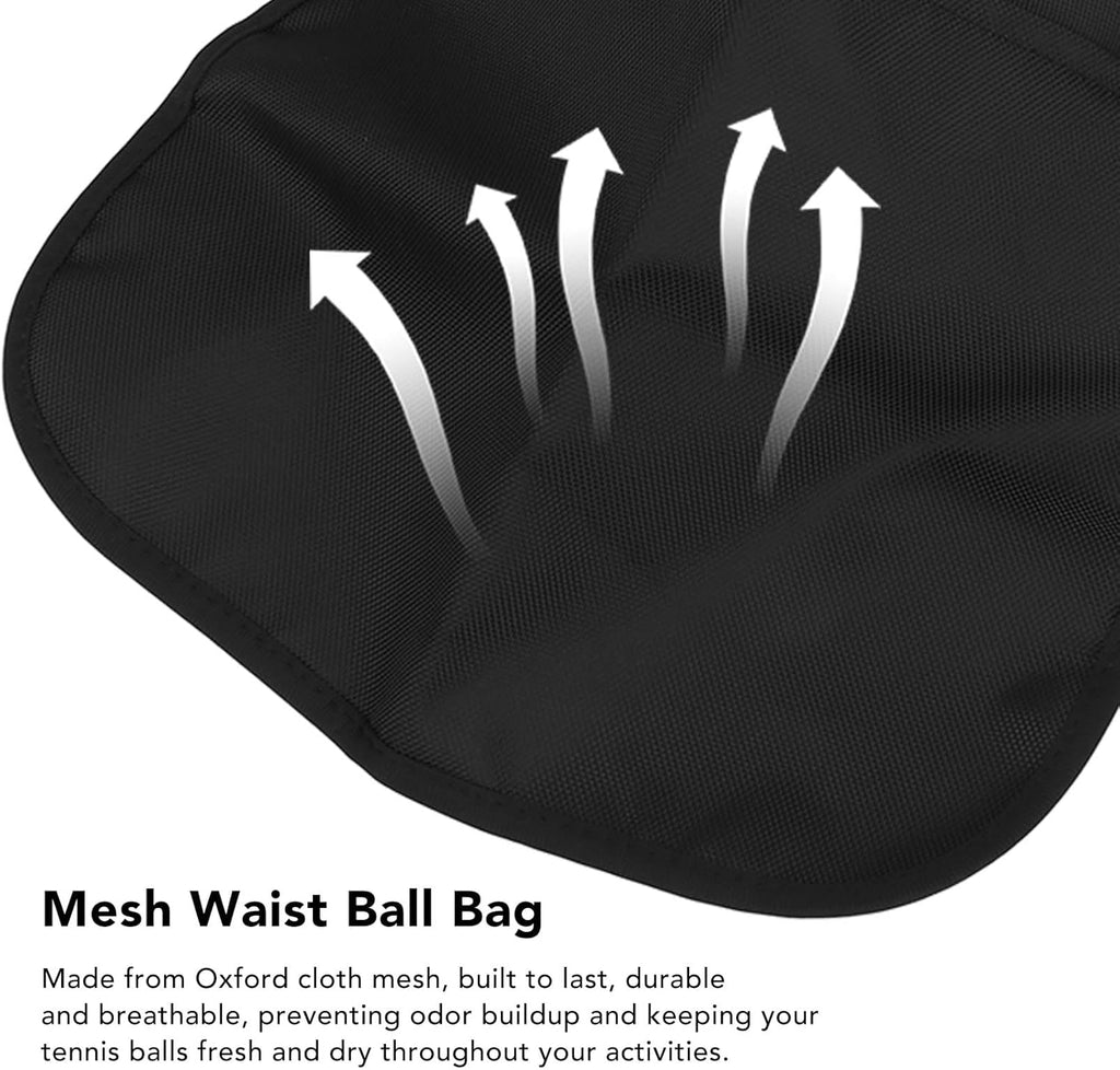 Black Oxford Cloth Waist Belt Bag Pouch E949