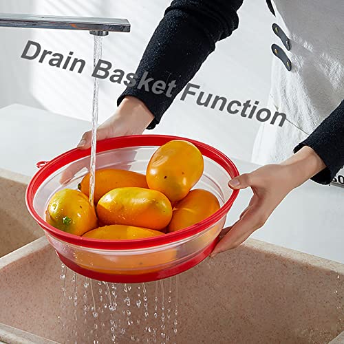 Collapsible Microwave Lid, 10.5 inches Plate Cover with Hook Hole, BPA Free S283554