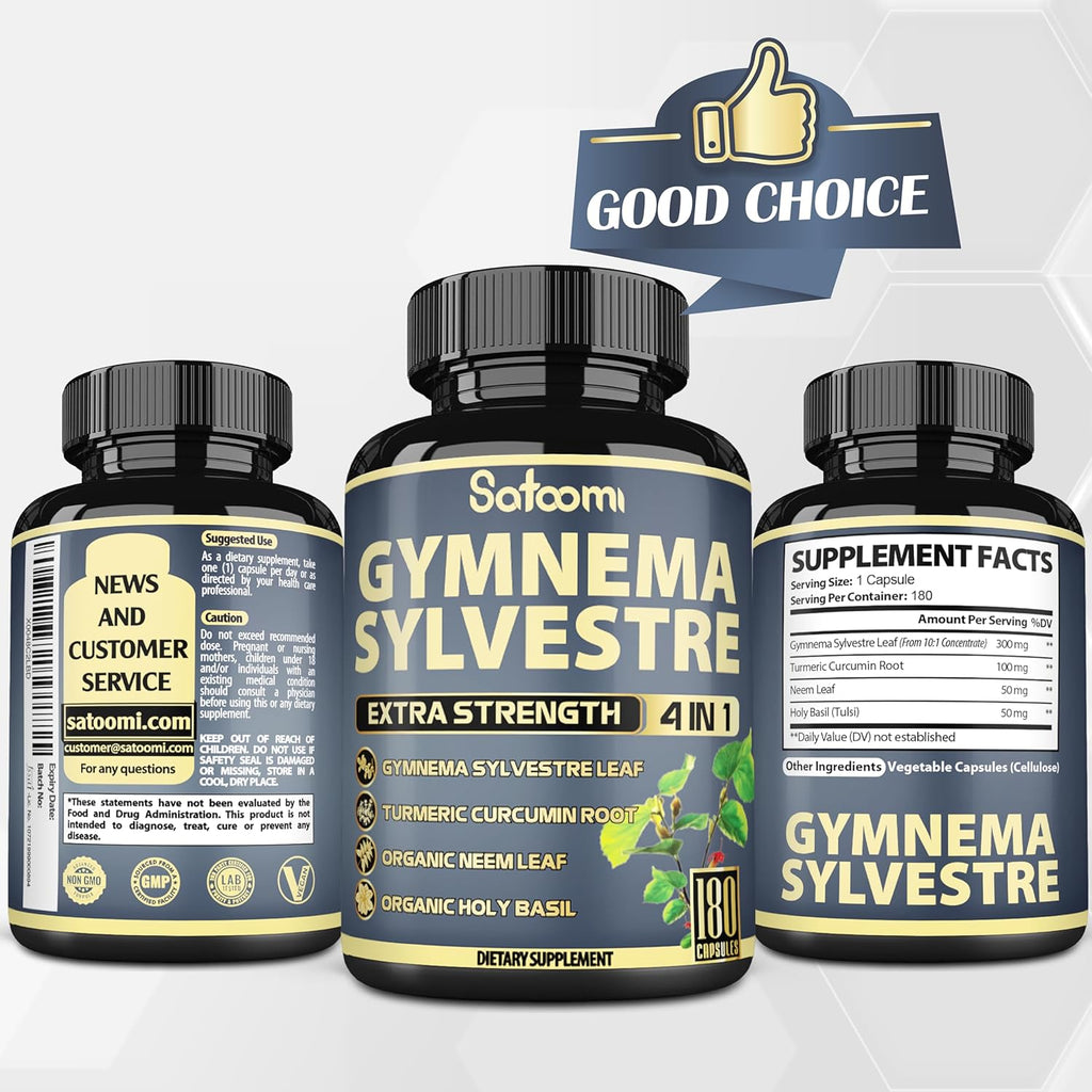 180 Capsules Gymnema Sylvestre Capsules Extract F737