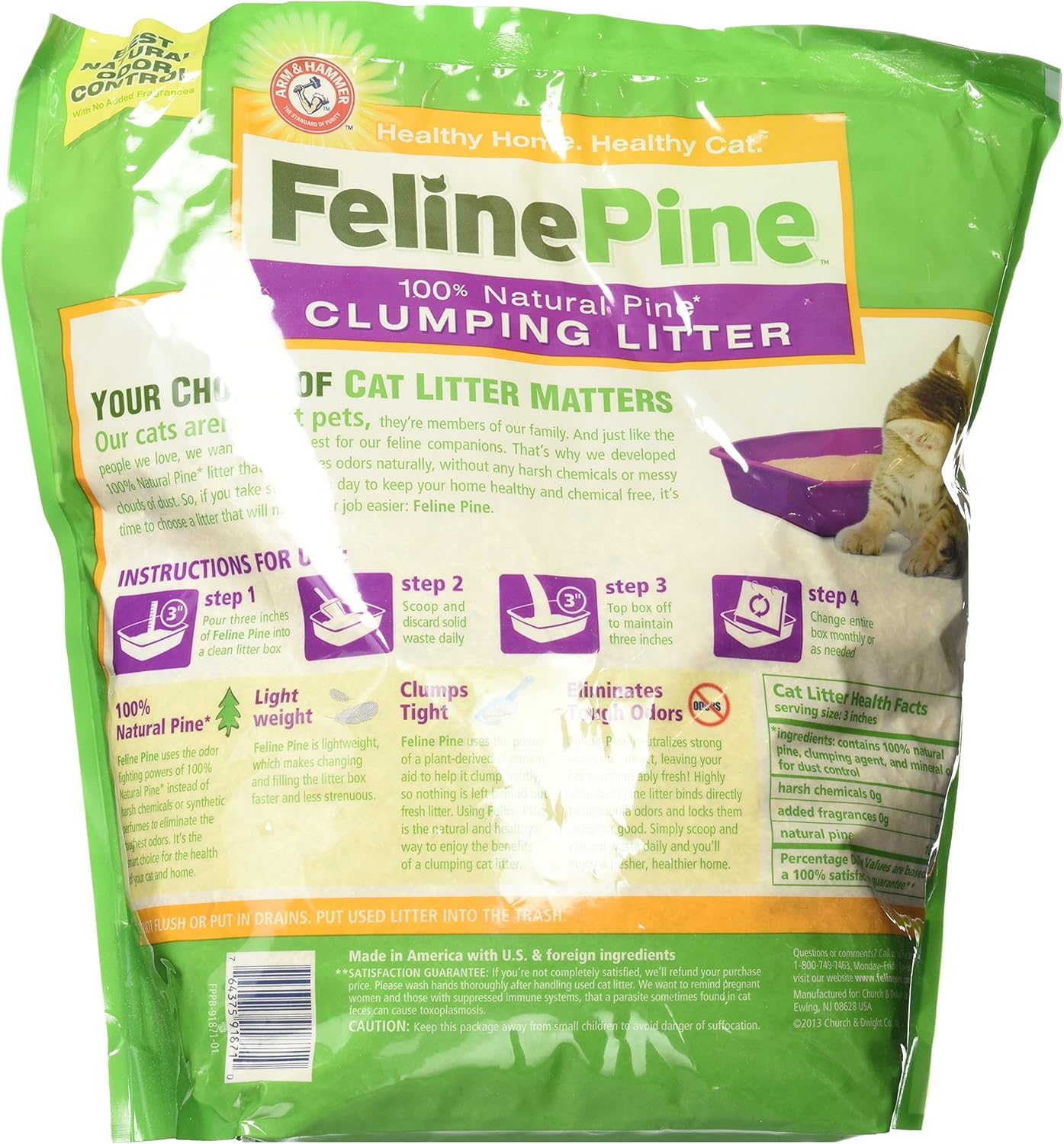 8 lbs Clumping Cat Litter M828