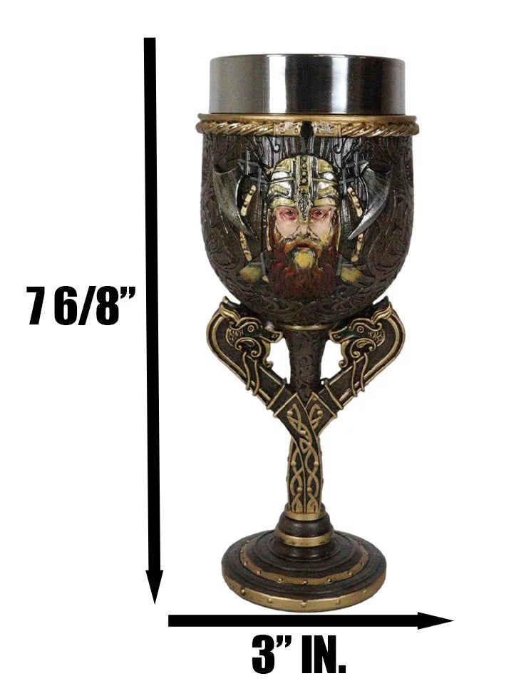 Wine Goblet Chalice With Dragon Stem P32465