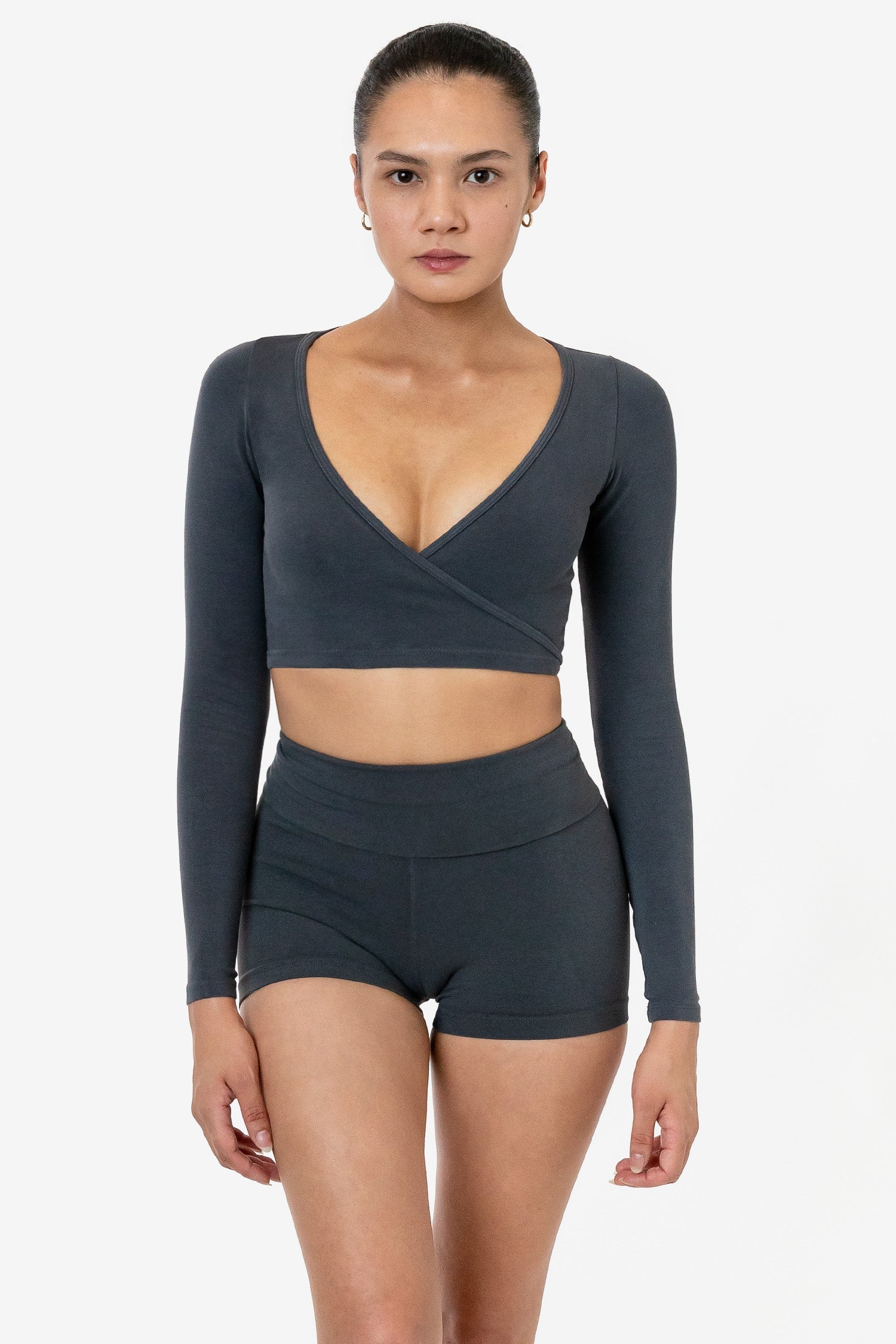 8319GD - Garment Dye Yoga Shorts