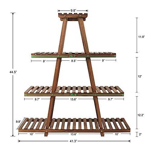 4 Tier Wood Plant Stand R539967