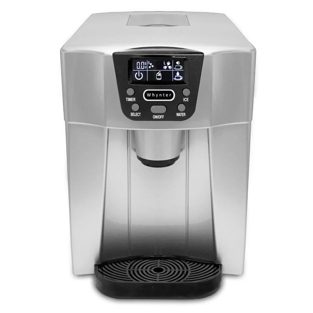 Countertop Ice Maker and Water Dispenser Silver S18220