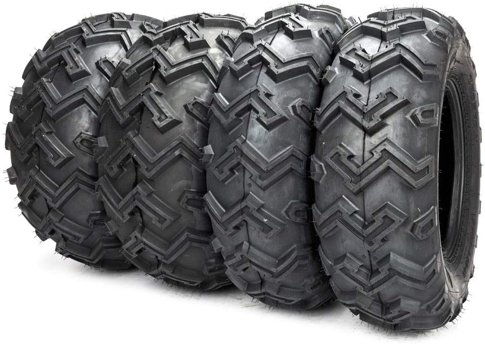 Pack of 4 25x8-12 & 25x10-12 6 Ply Mud Terrain ATV Tires N586365
