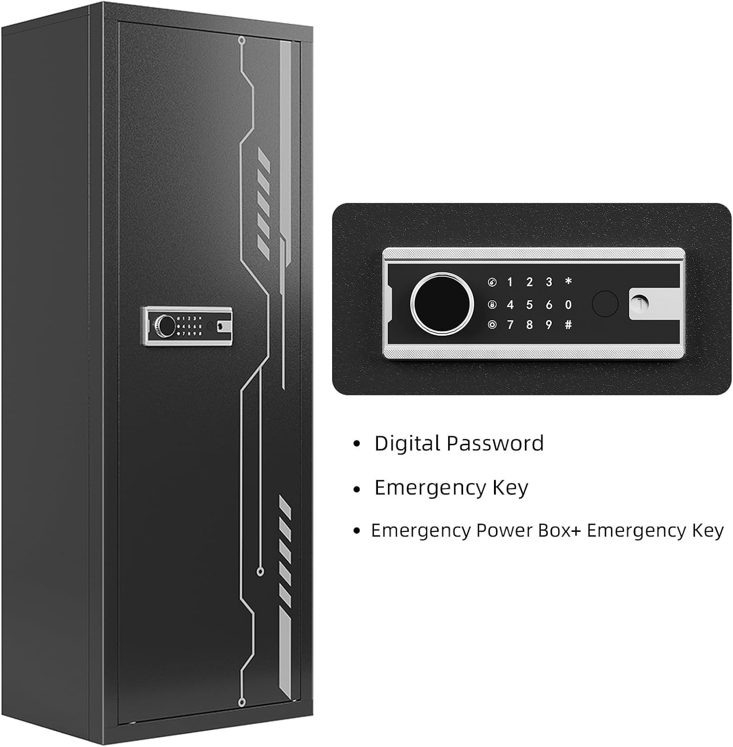 8-12 Gun Safe with Adjustable Shelves L61625