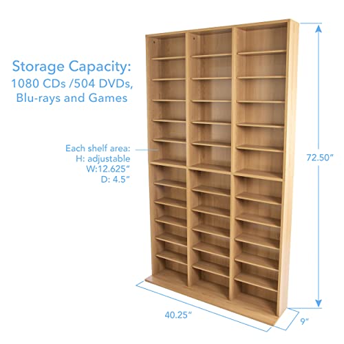 Maple Media Storage Cabinet M517