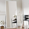 Black 65"x24" Full Length Mirror with Aluminum Alloy Frame X62059