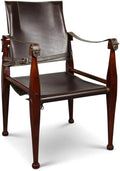 Bridle Leather Campaign Chair V179221