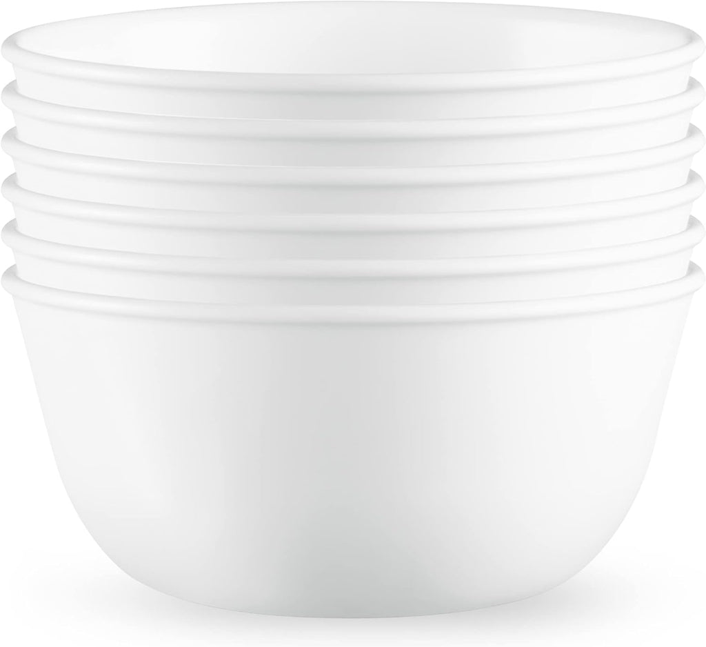 18 Piece Glass Dinnerware Set, Service for 6, 28 oz Soup Bowls Set of 6 S425877
