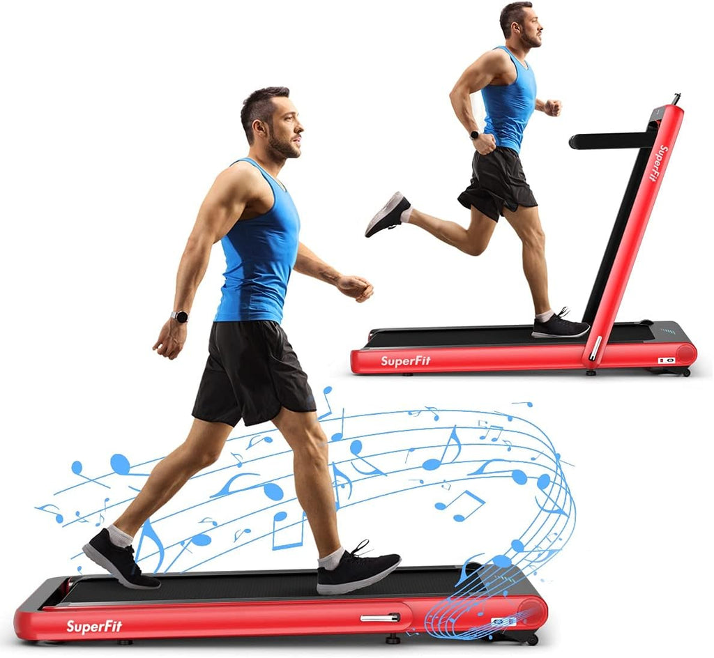2 in 1 Folding Treadmill with APP Control S39568