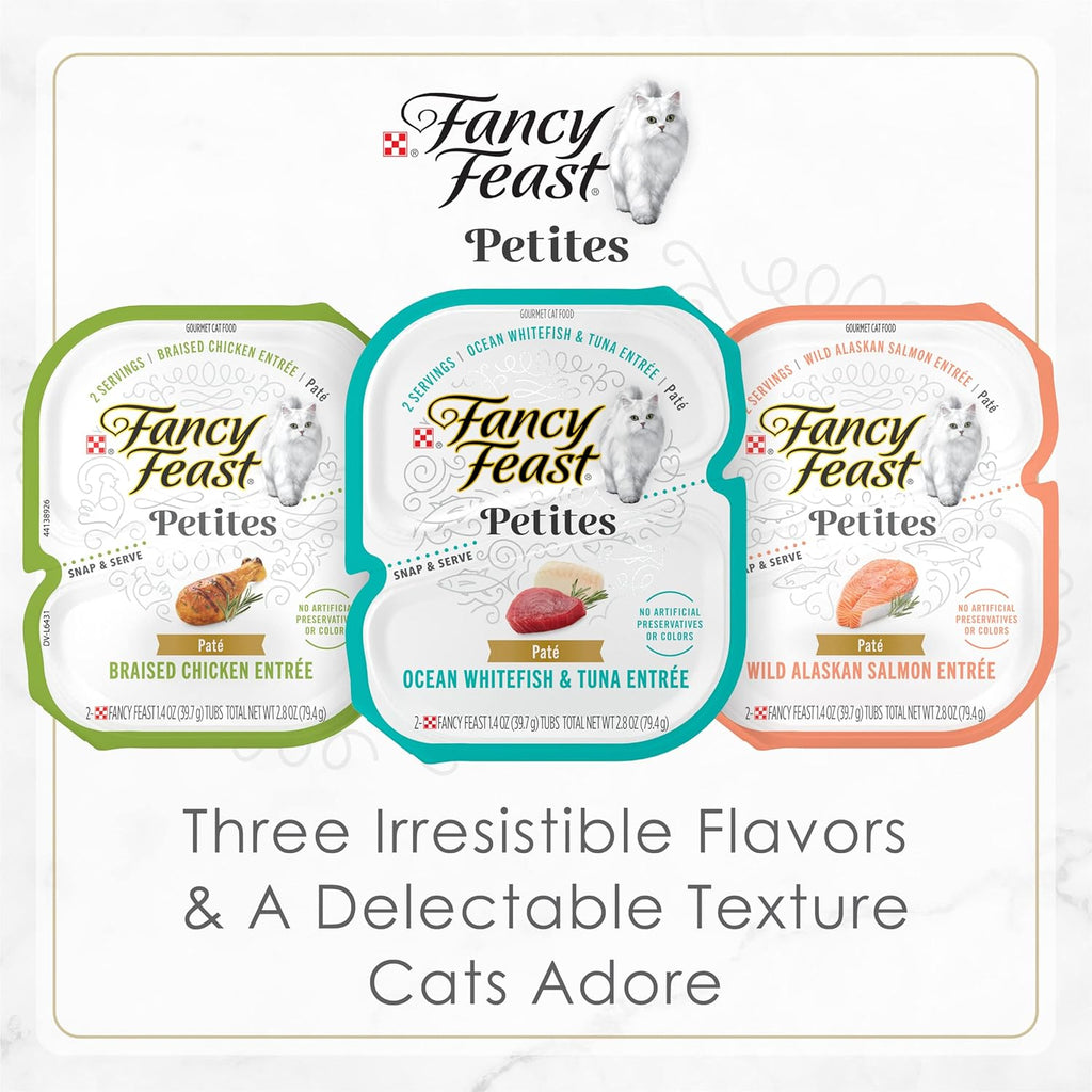 Wet Cat Food Variety Pack, 48 servings, 2.8 oz. Tubs I88375