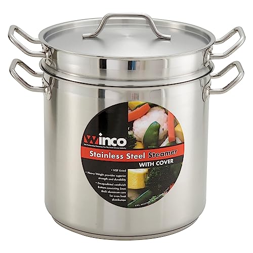 Stainless 16 Quart Steamer/Pasta Cooker with Cover Q3504