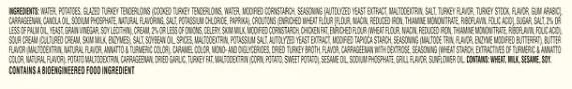 9.625 oz Frozen Turkey Meal, Pack of 8 W163630