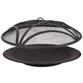 23-Inch Replacement Steel Fire Pit Bowl with Round Spark Screen P33119