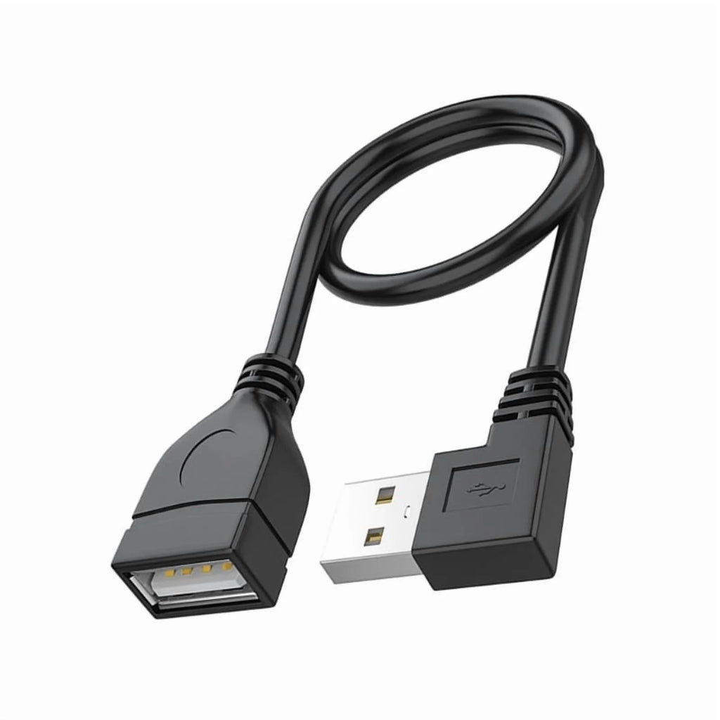 USB 2.0 Extension Cable Male to Female 90 Degree Angled B894
